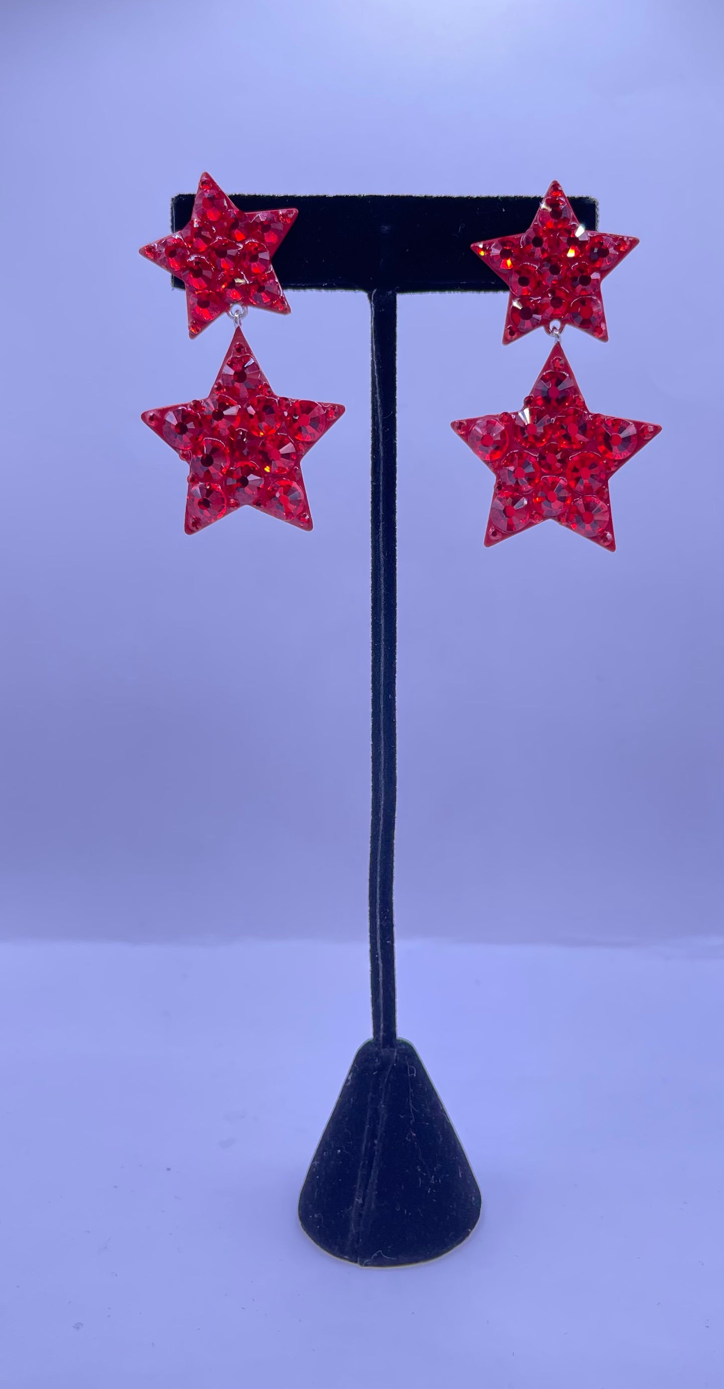 Double Star Earrings