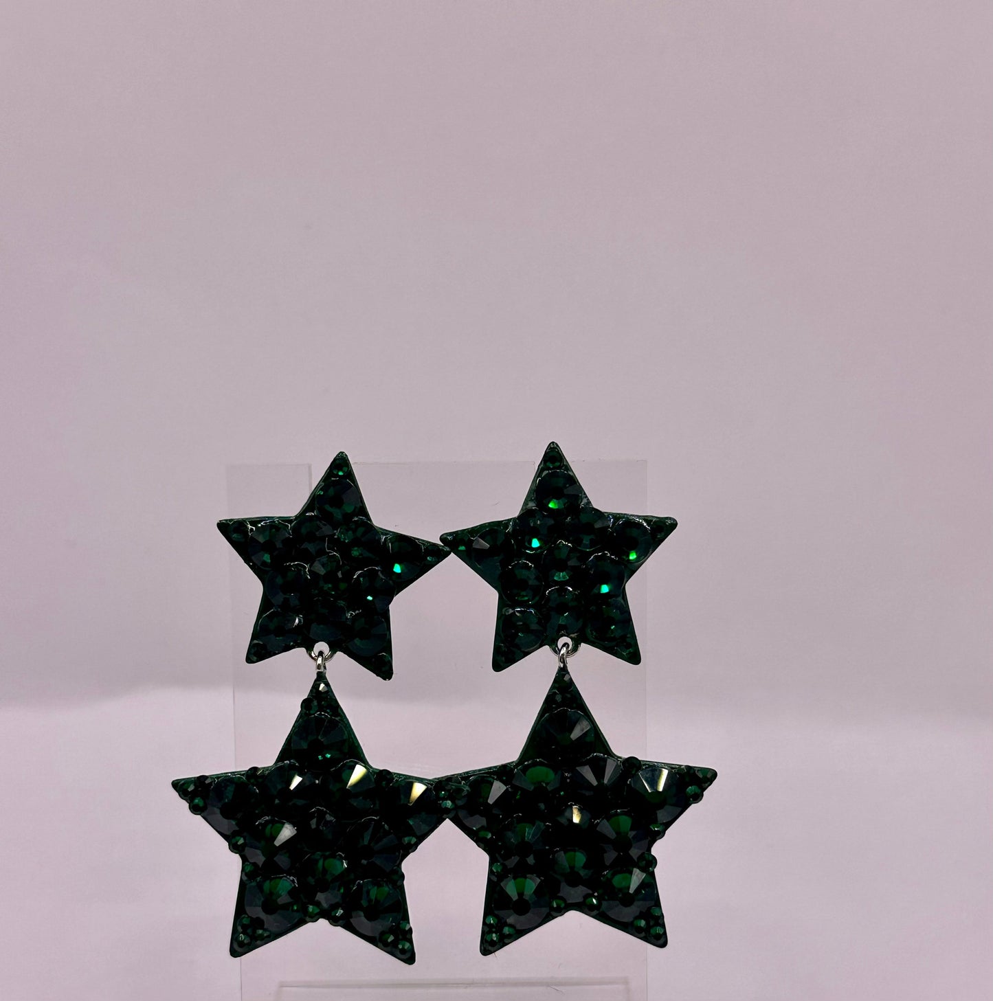 Double Star Earrings