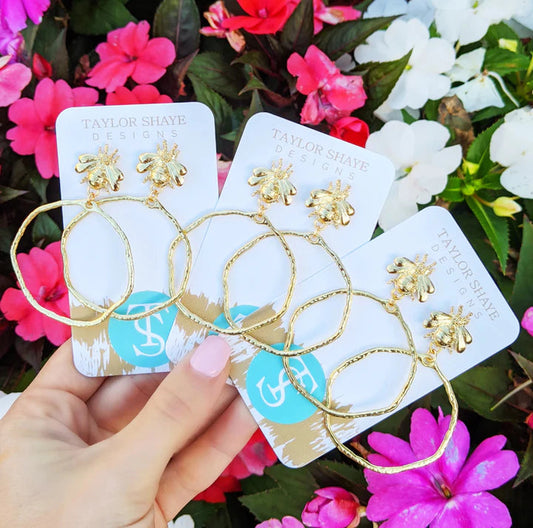 Bee Top Hoops, Gold