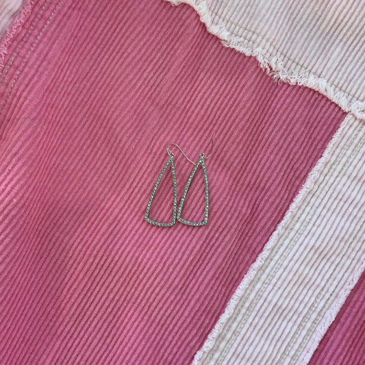 Rhinestone Triangle Earring