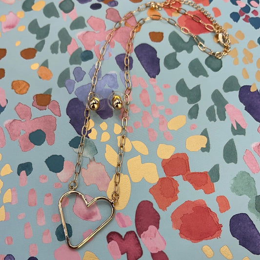 Heart Chain Necklace