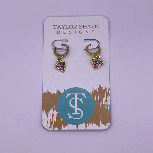 Tutti Fruiti Huggie Earrings